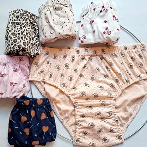 شورت نخی زنانه لیفه ای سوپر نخپنبه بسته 6 عددی