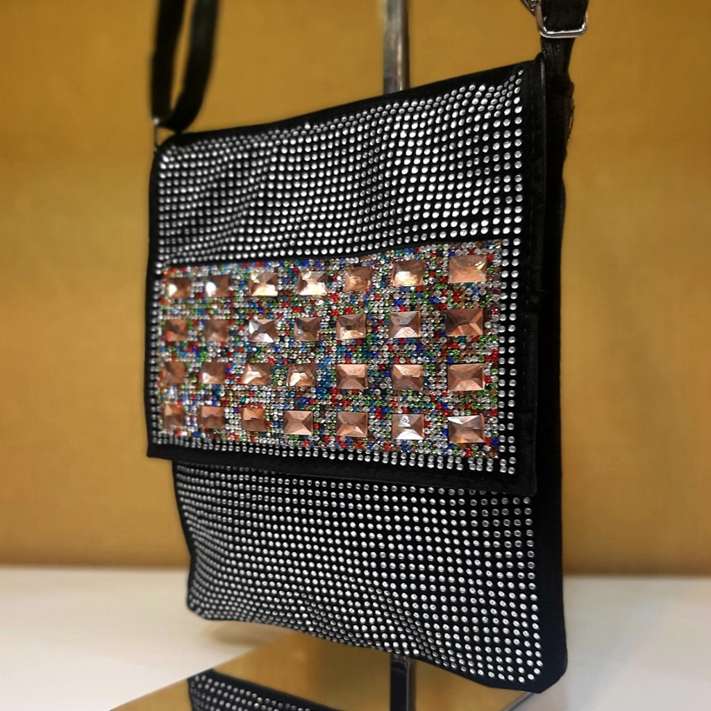 خرید آنلاین کیف دوشی نگینی