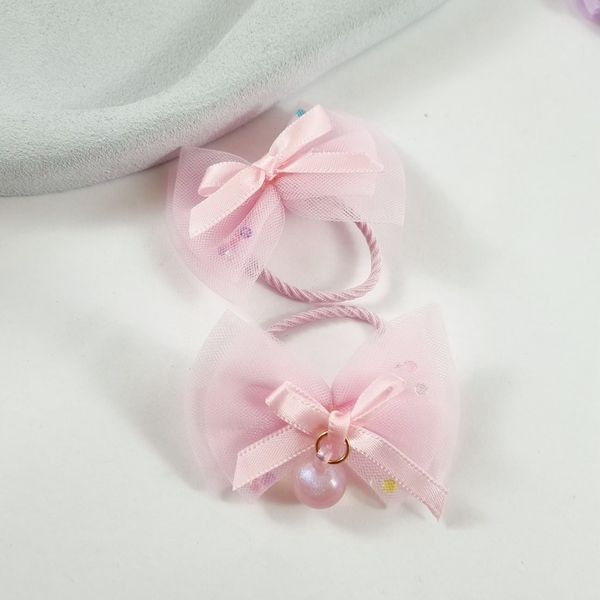 کش مو پاپیونی تور ظریف دخترانه | جفتی