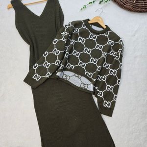 قیمت ست بافت‌ زنانه طرح گوچی ژاکارد