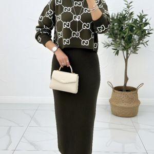 قیمت ارزان ست بافت‌ زنانه طرح گوچی ژاکارد