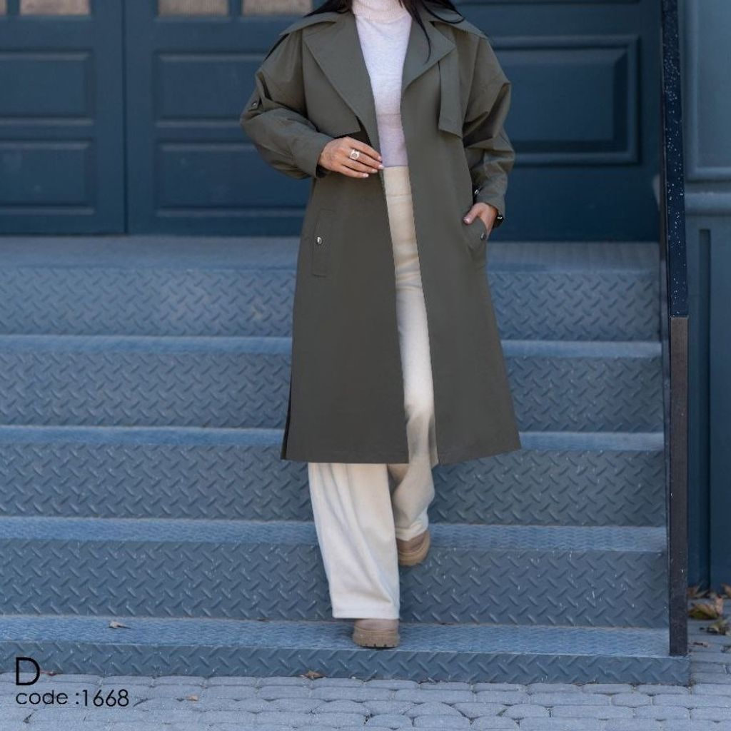 قیمت بارونی آستردار کتان زارا سلن