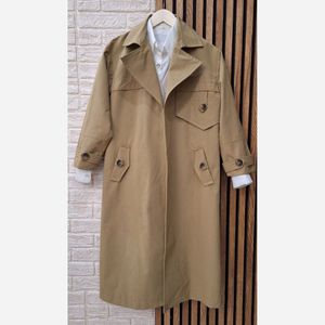 خرید آنلاین بارونی کتان زارا آستردار  نورا