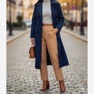 قیمت ارزان بارونی کتان زارا آستردار  آوینا