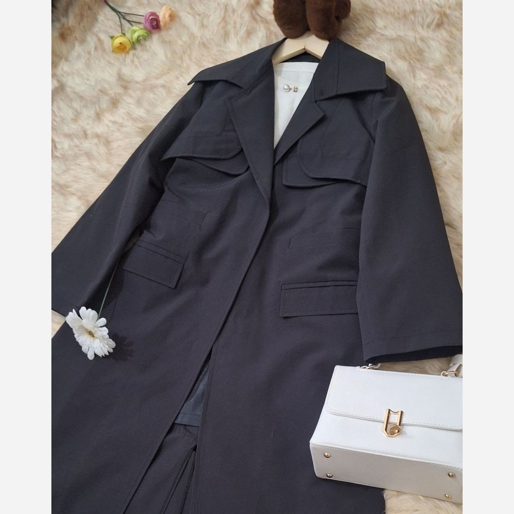 قیمت ارزان بارونی کتان زارا آستردار  آوینا