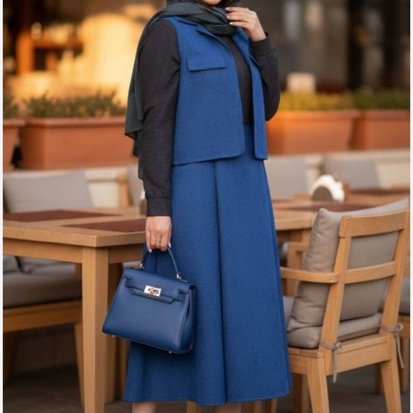 پیراهن+ وست پاییزه