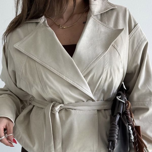 کت بنددار جیر کد 120363