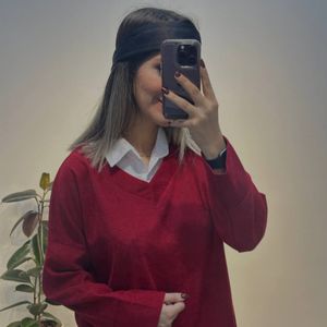 شومیز مخمل کبریتی یلدا