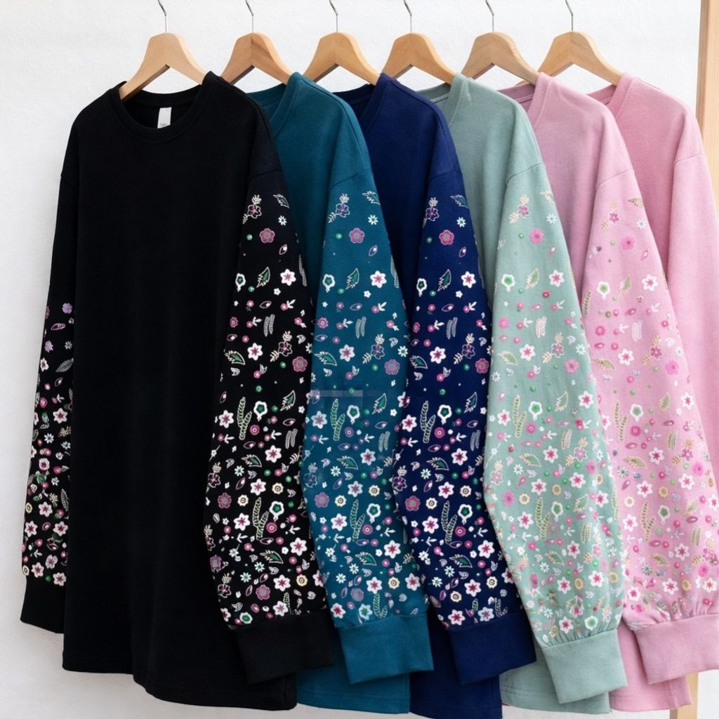 قیمت ارزان بلوز دورس زنانه آستین پفکی گلدار