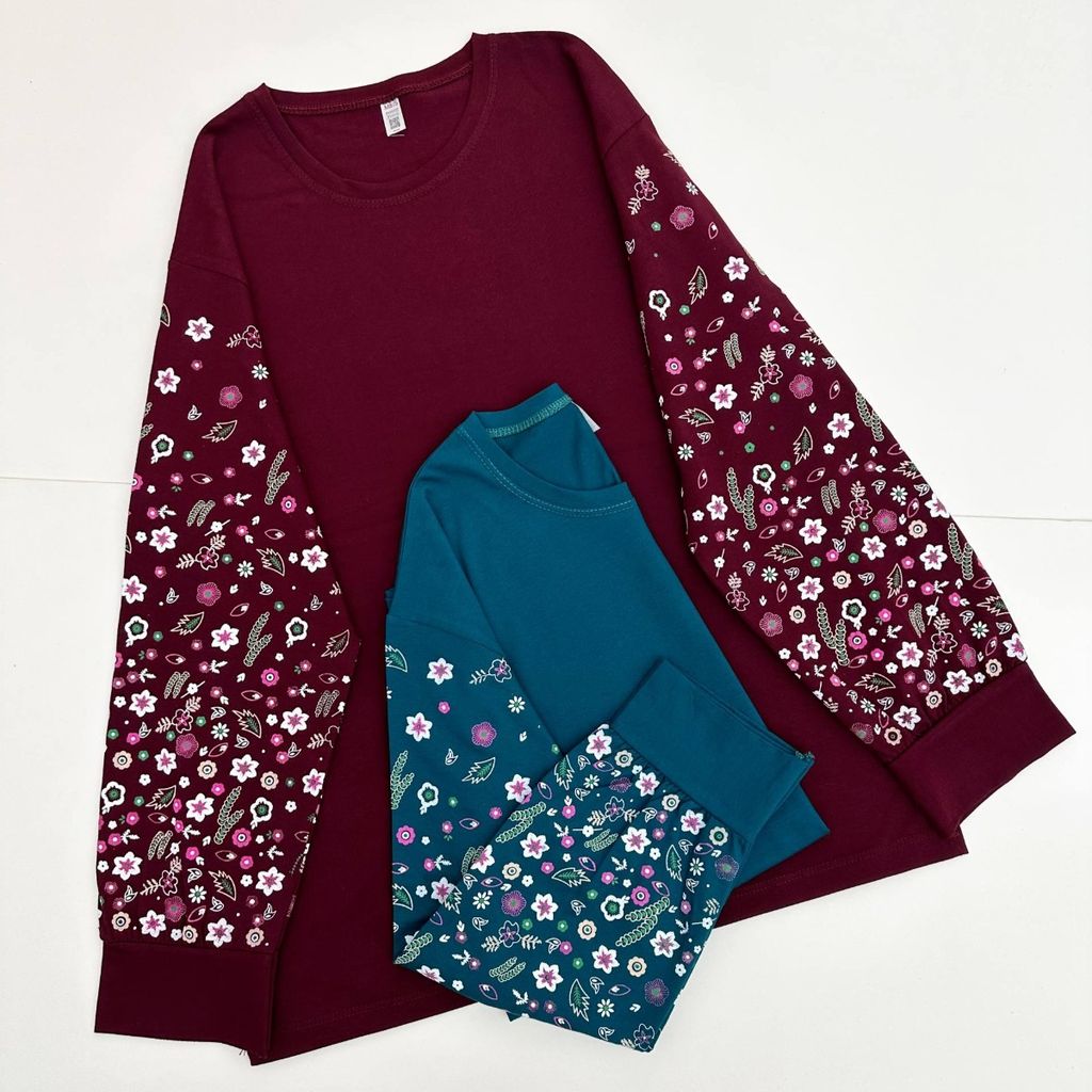 قیمت ارزان بلوز دورس زنانه آستین پفکی گلدار