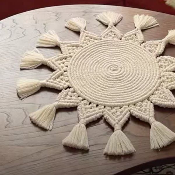 رانر گرد ارسال رایگان مکرومه بافی کادویی