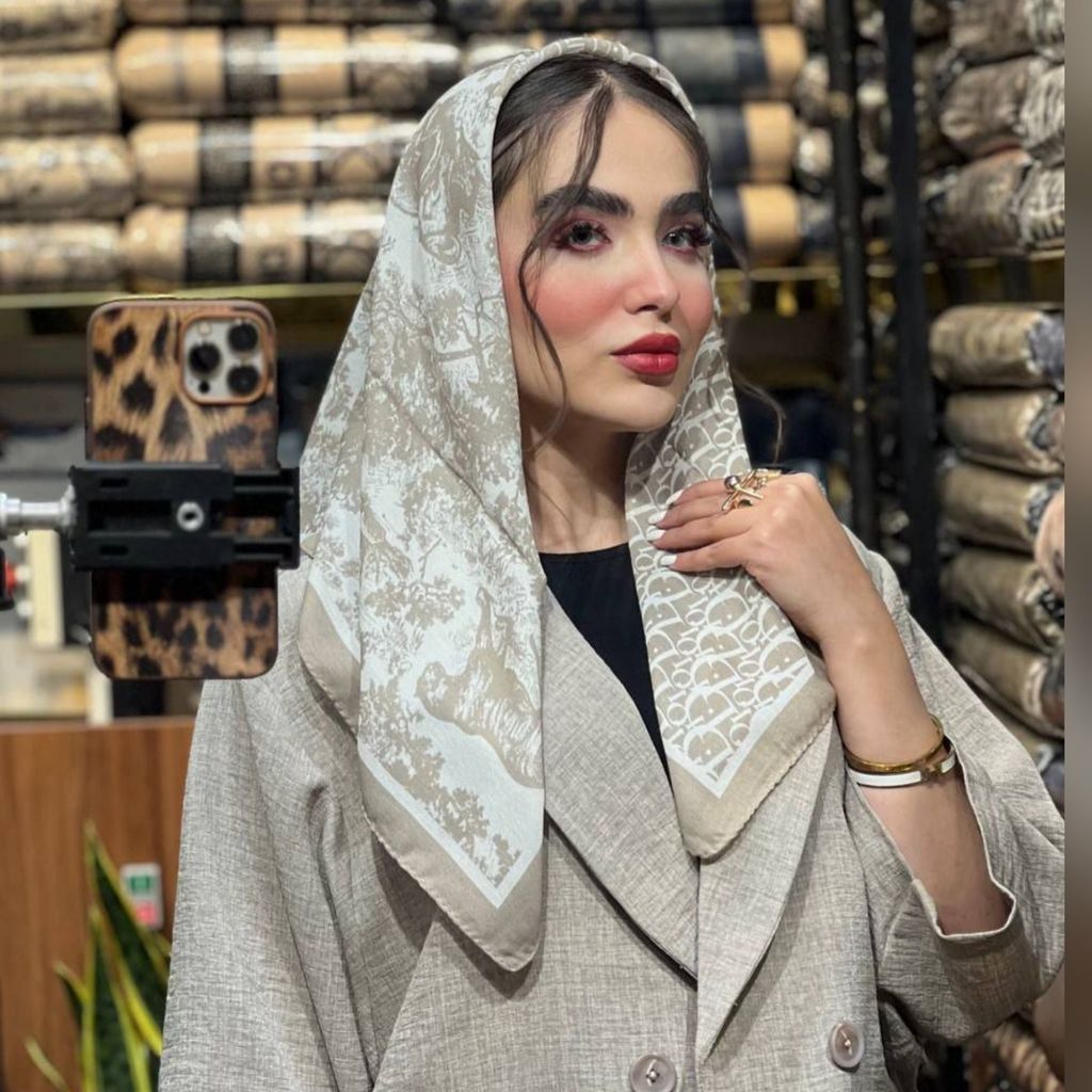 فروش اینترنتی مینی اسکارف نخ پنبه دیور