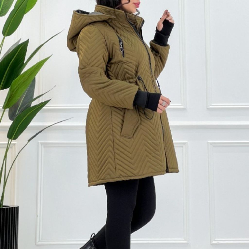 مشخصات کاپشن بغل زیپ پارسی