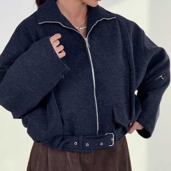 کت فوتر آستین زیپ کد 201037