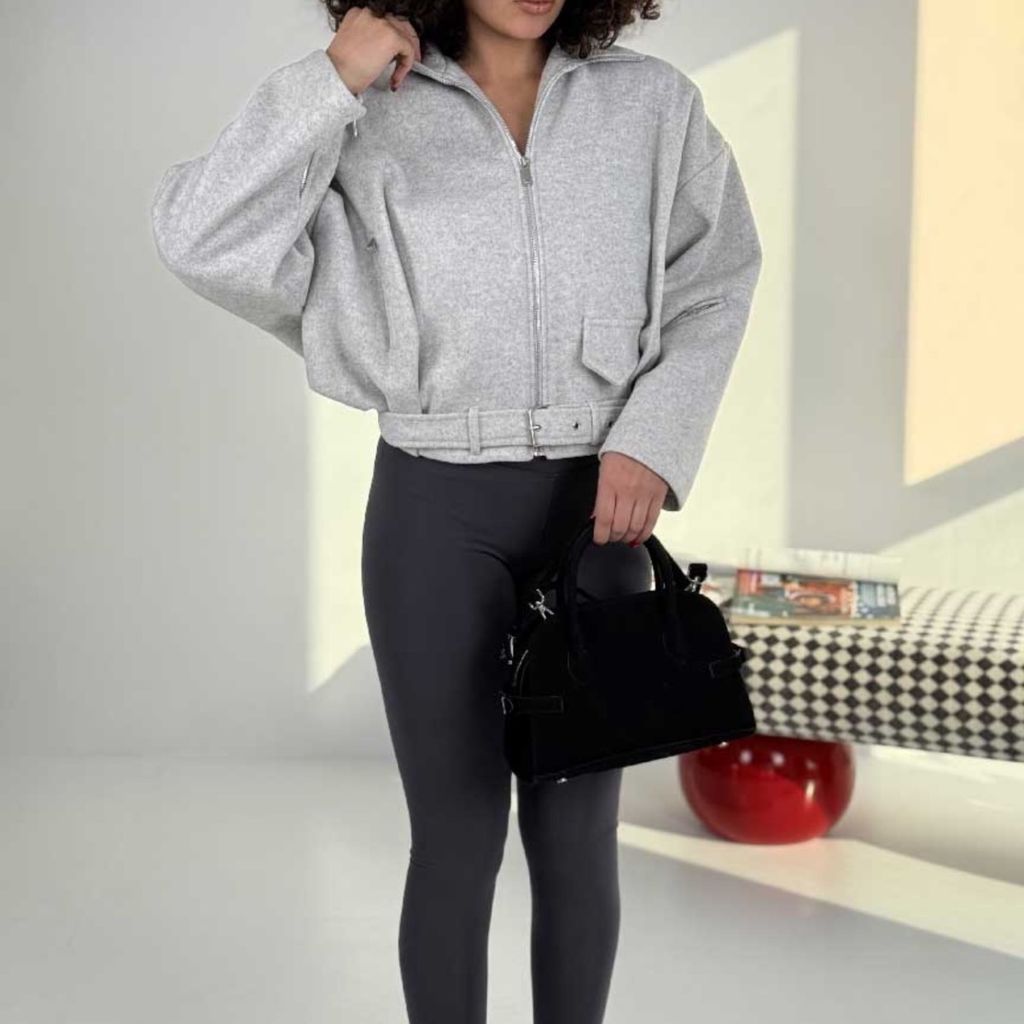 خرید انلاین کت فوتر آستین زیپ کد 201037