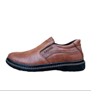 کفش مردانه روزمره مدل کشی رنگ عسلی سایز 40 تا 44
