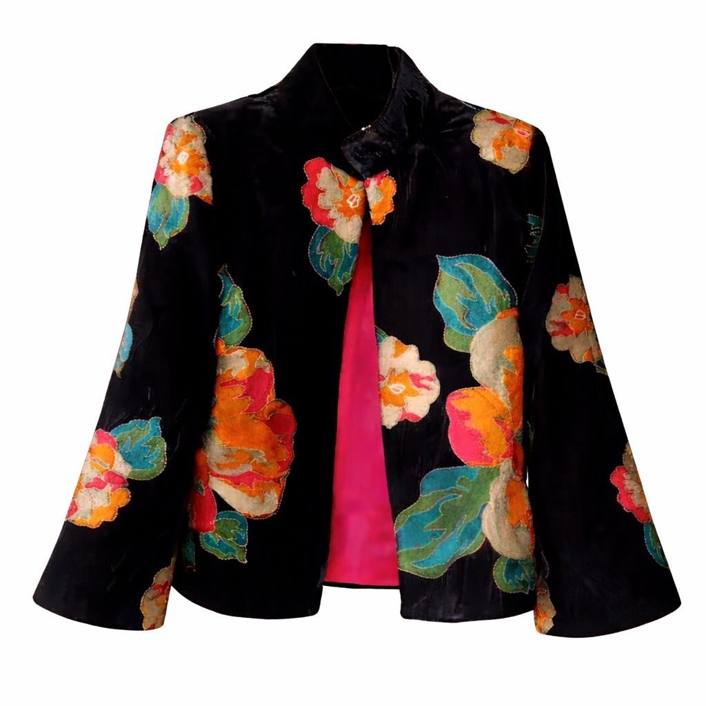 خرید اینترنتی کت مخمل گلدوزی شده