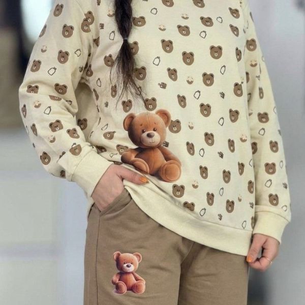 ست بلوز و شلوار خانگی خرسی