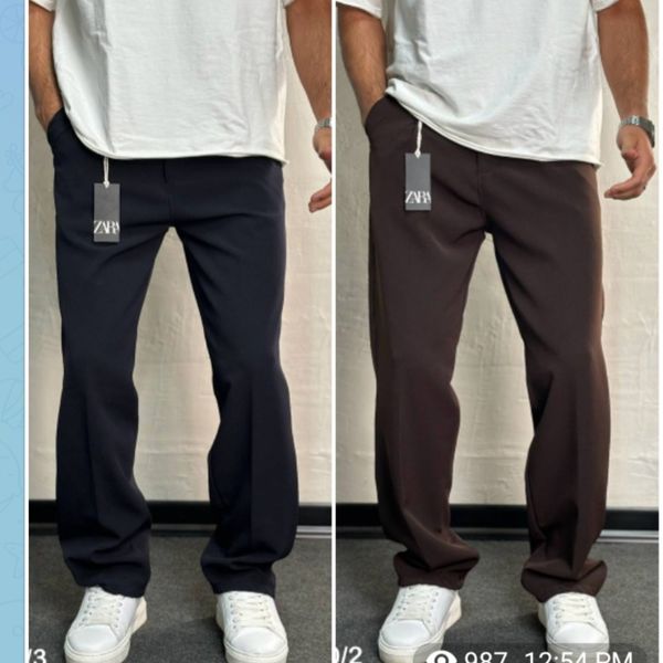 شلوار مردانه نیم بگ مازراتی