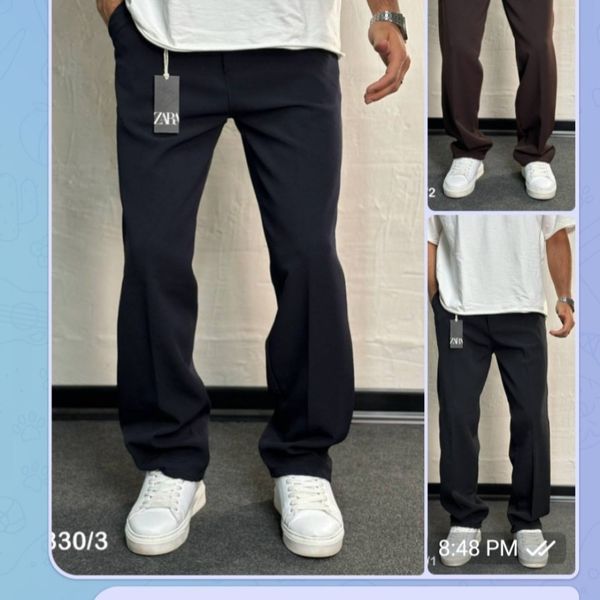 شلوار مردانه نیم بگ مازراتی