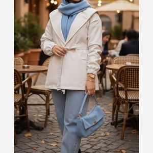 خرید آنلاین بارونی کلاهدار آستردار ساروینا 