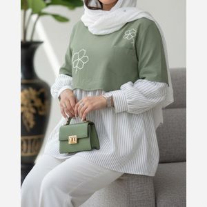 خرید انلاین شومیز مانتویی مزونی دوگل