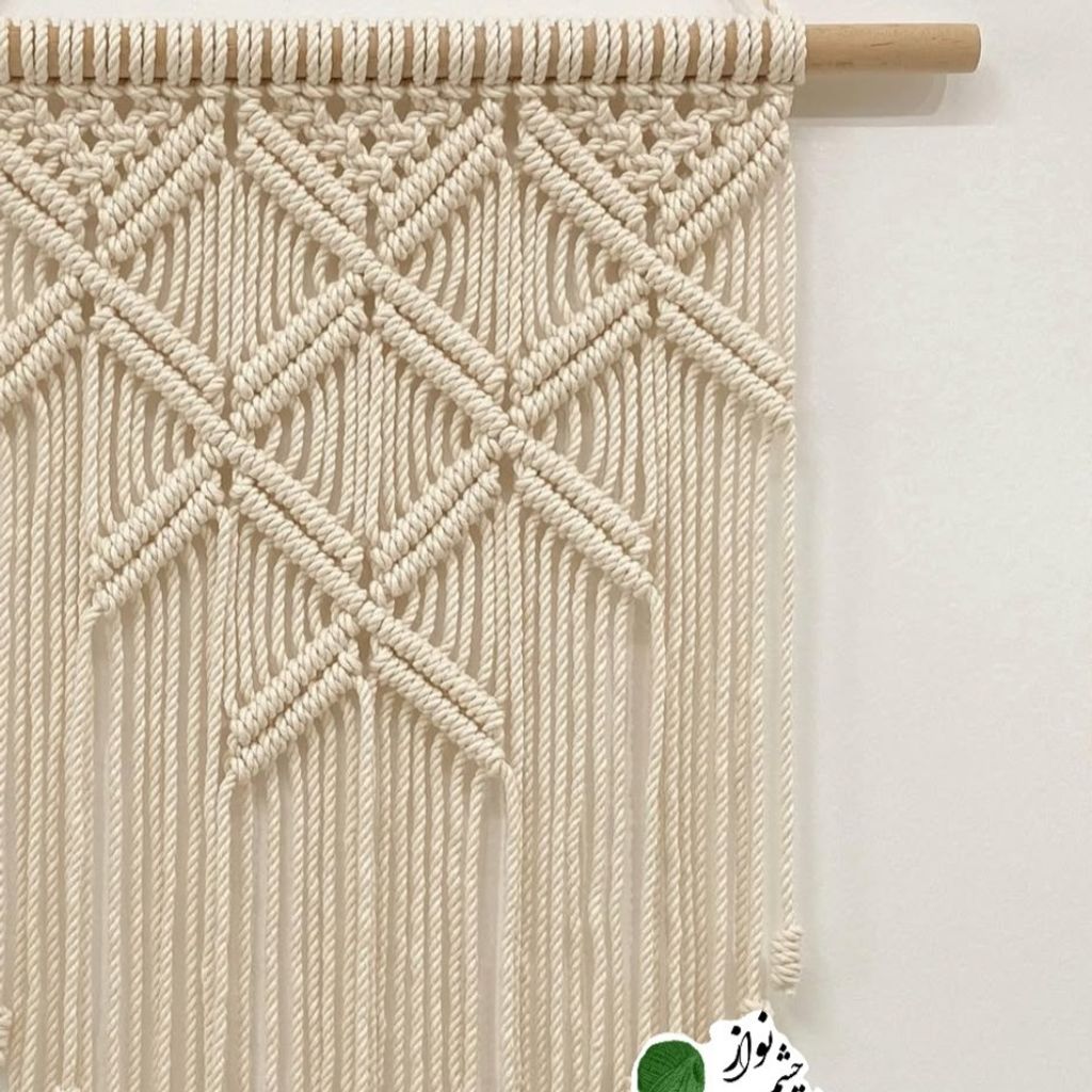 قیمت آویز دیواری مکرومه بافی طرح