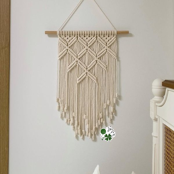 آویز دیواری مکرومه بافی طرح