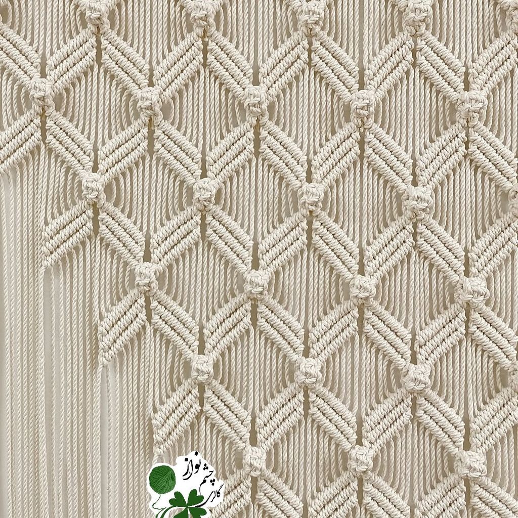 خرید اینترنتی دیوارکوب مکرومه بافی طرح پروانه