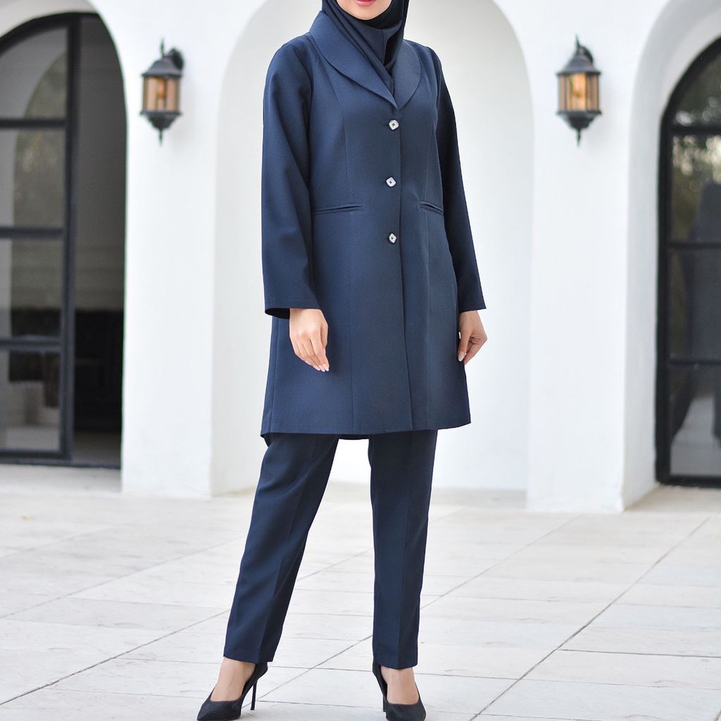 فروش اینترنتی مانتو شلوار اداری ارغوان