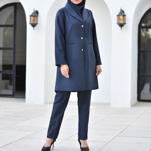 مانتو شلوار اداری ارغوان