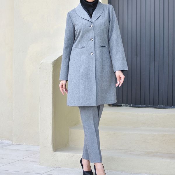 مانتو شلوار اداری ارغوان