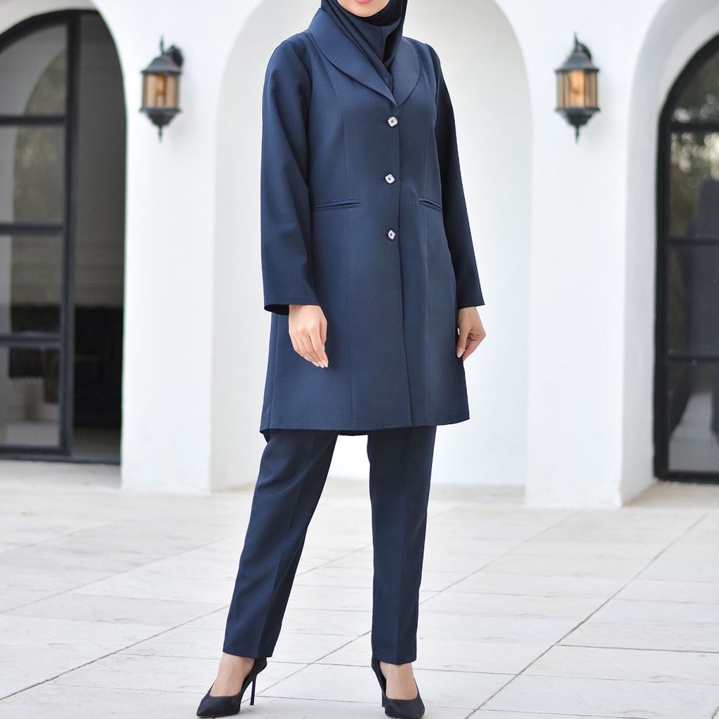 خرید انلاین مانتو شلوار اداری ارغوان