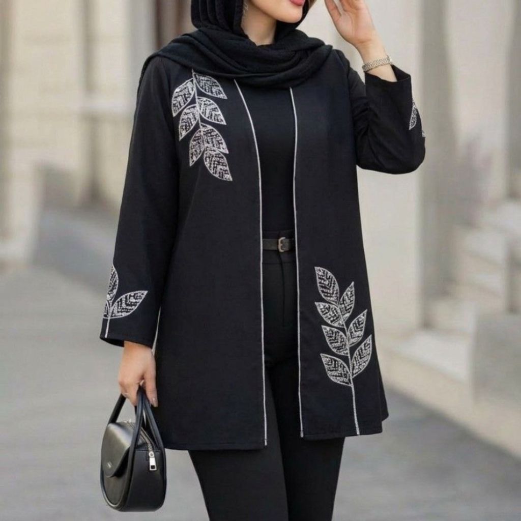 خرید انلاین مانتو مجلسی پولک دوزی