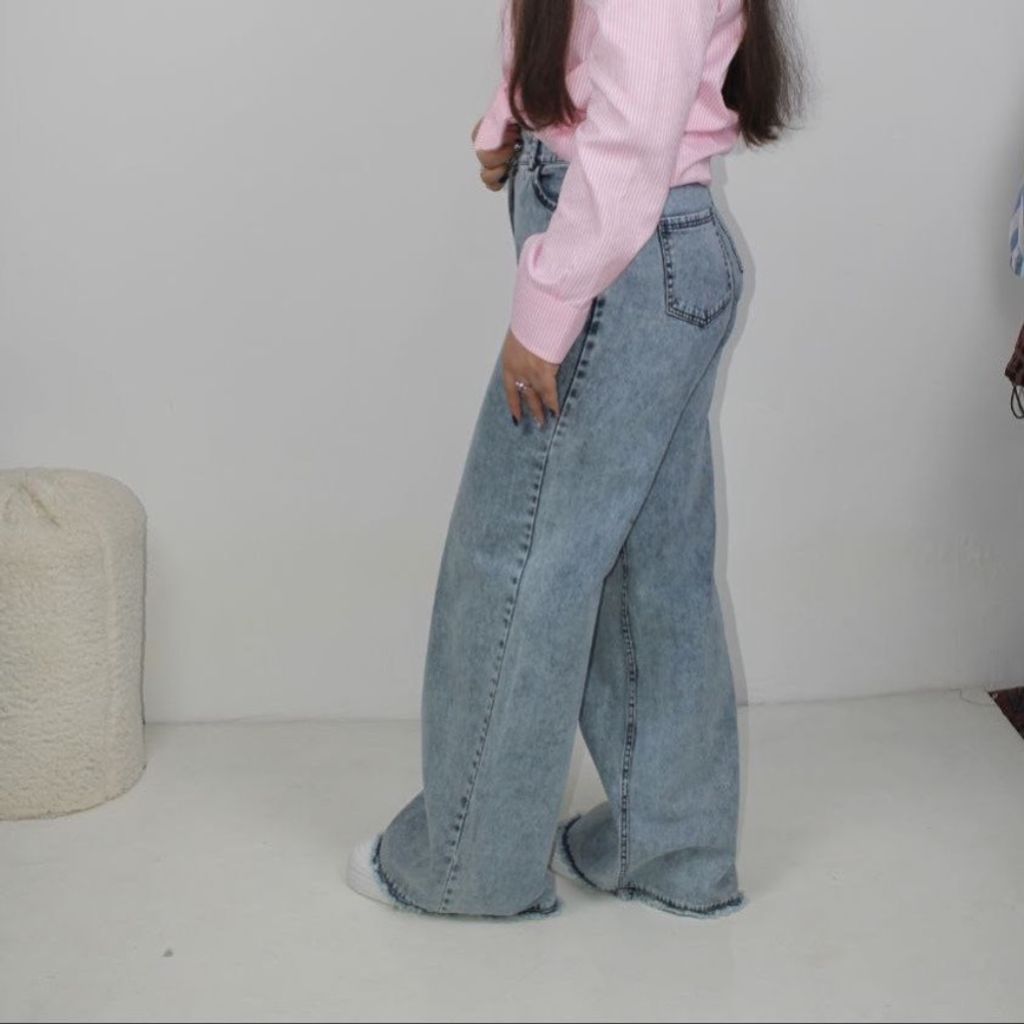 فروش اینترنتی شلوار جین واید قد 110
