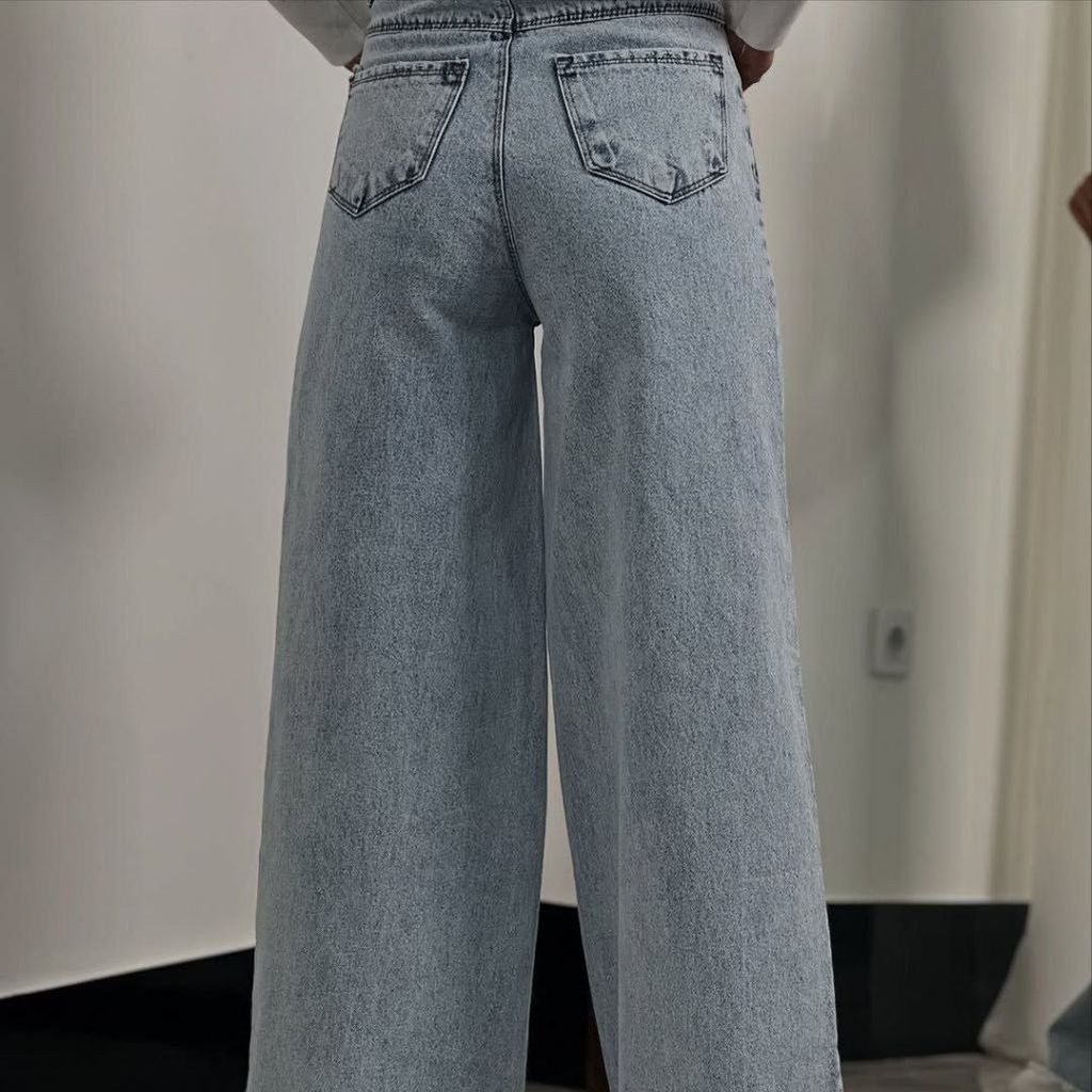 خرید آنلاین شلوار جین واید قد 110