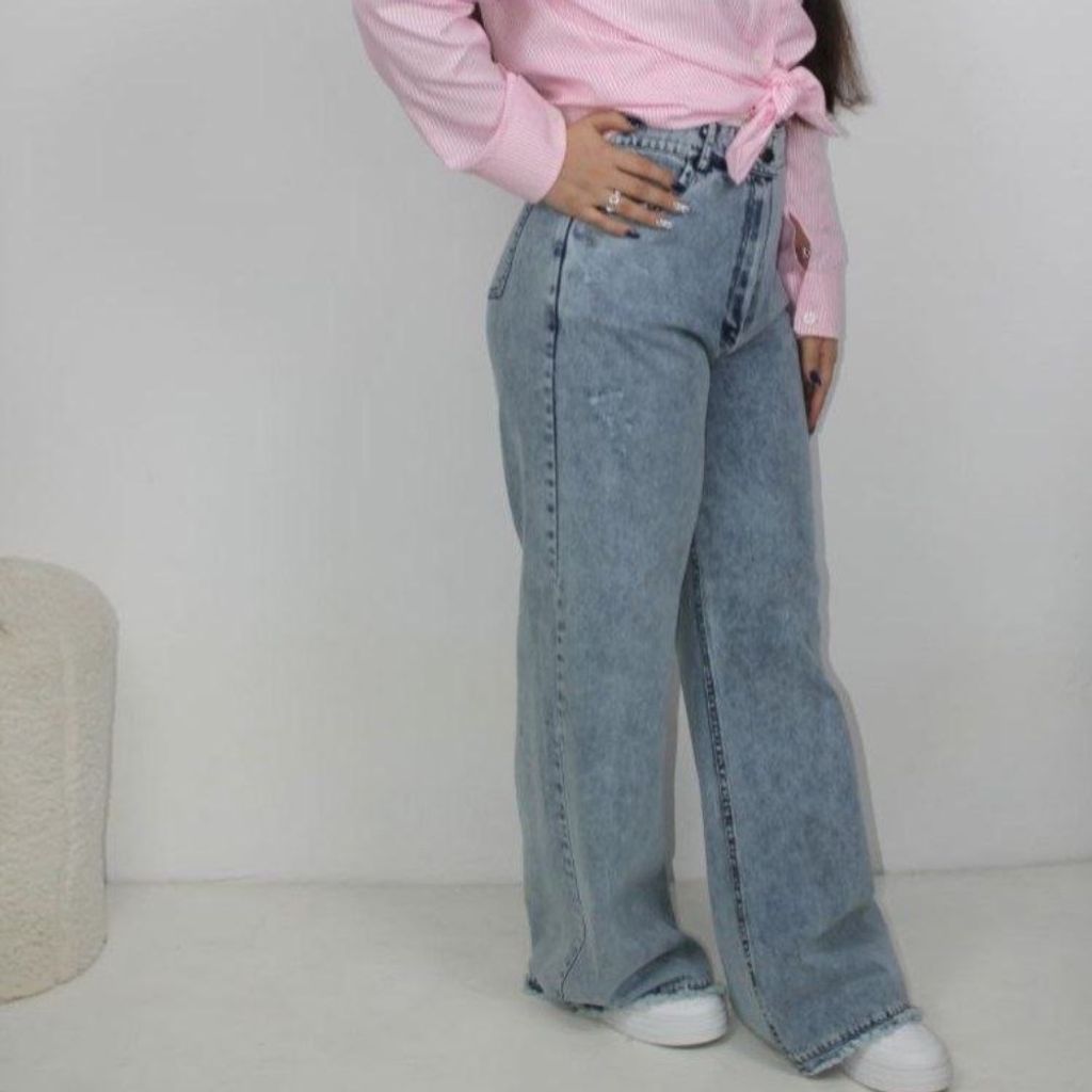 قیمت شلوار جین واید قد 110