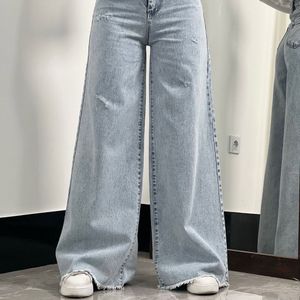 شلوار جین واید قد 110