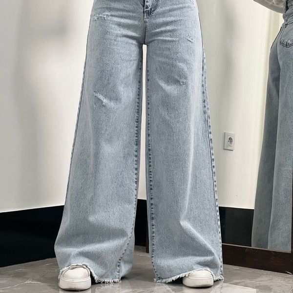 شلوار جین واید قد 110