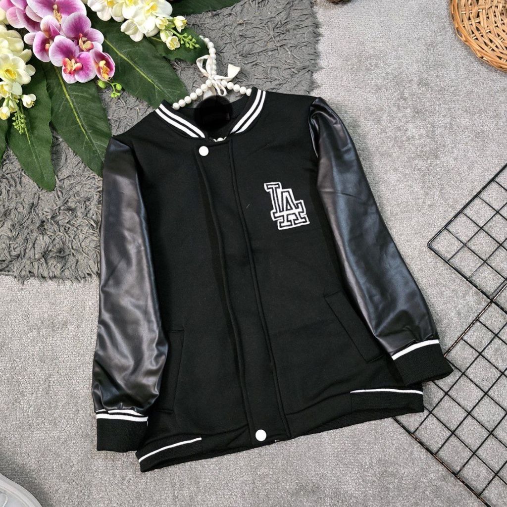 قیمت سویشرت بیسبالی آستین چرم