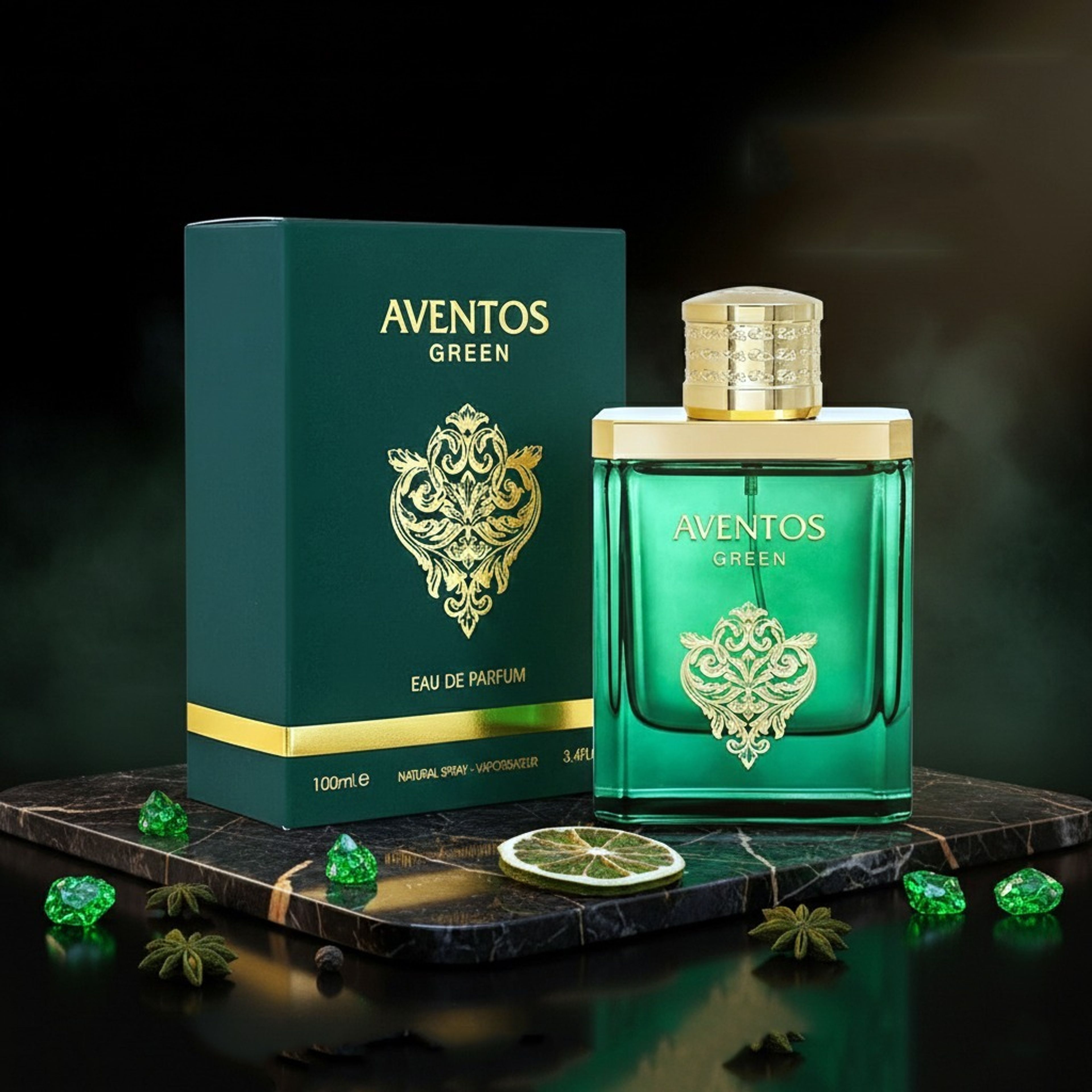 خرید انلاین عطر خاص مردانه اصل امارات کرید گرین آیریش فراگرنس ورد - خنک و تلخ بینظیر