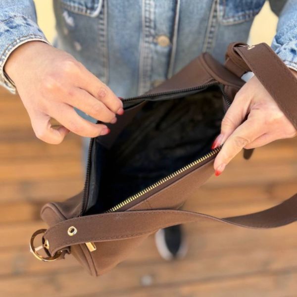 کیف دوشی زنانه و دخترانه مدل رایانو پروانه