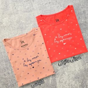 فروش اینترنتی تیشرت قلبی گلدوزی شده زنانه