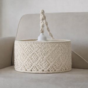 لوستر مکرومه بافی مدل روس