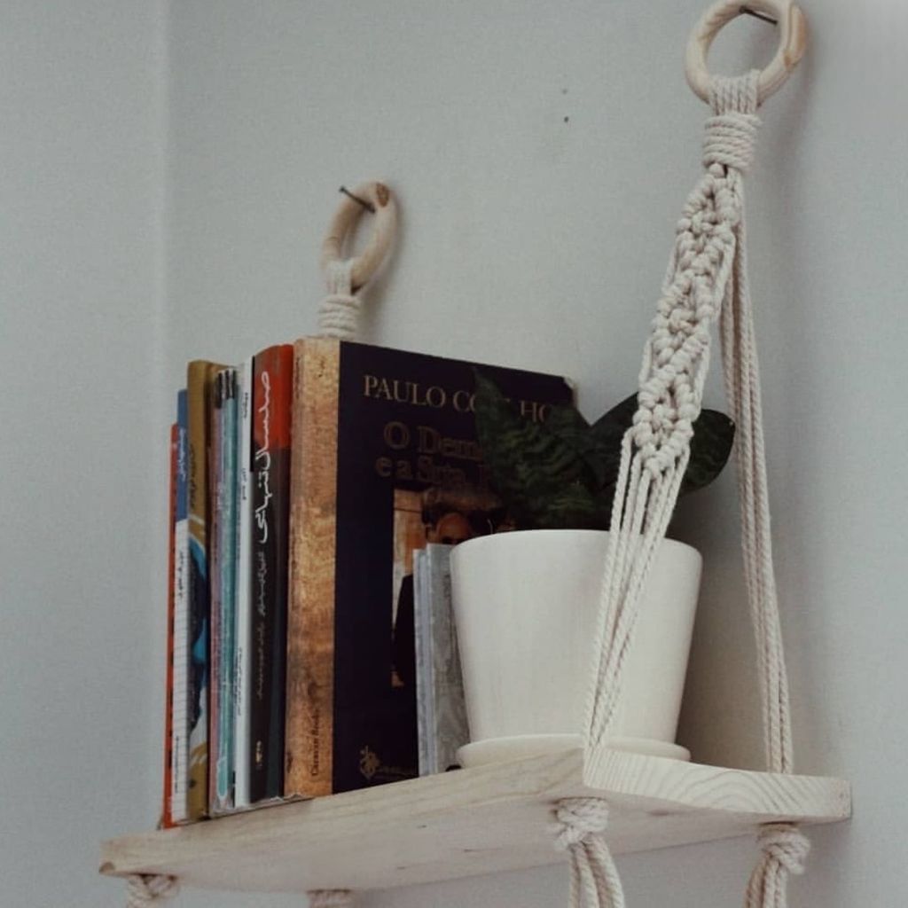 قیمت شلف مکرومه بافی مدل مدرن