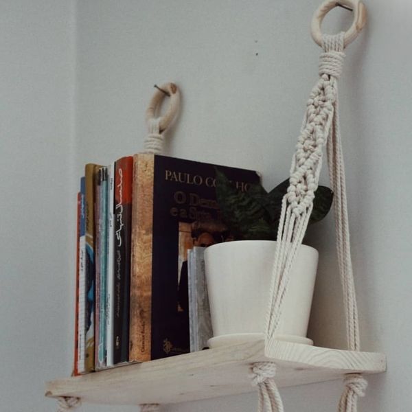 شلف مکرومه بافی مدل مدرن