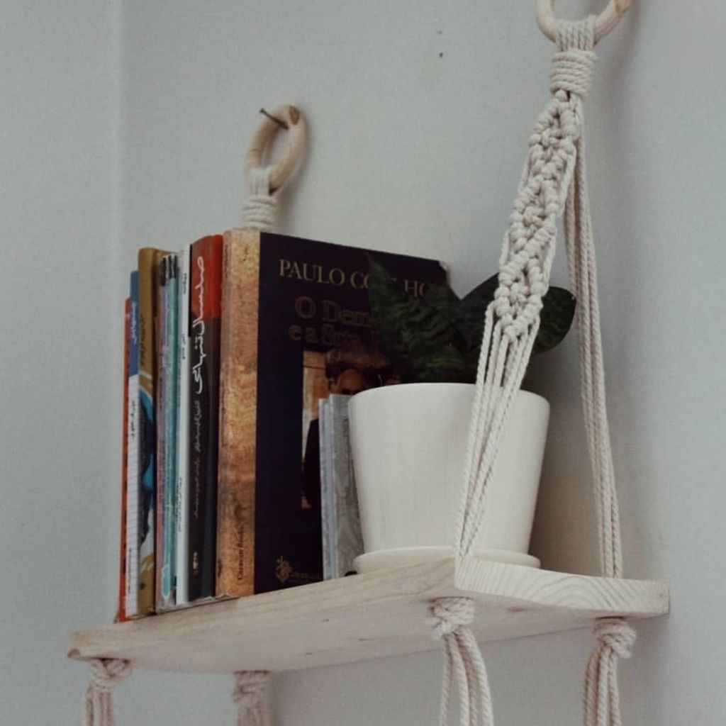 خرید اینترنتی شلف مکرومه بافی مدل مدرن