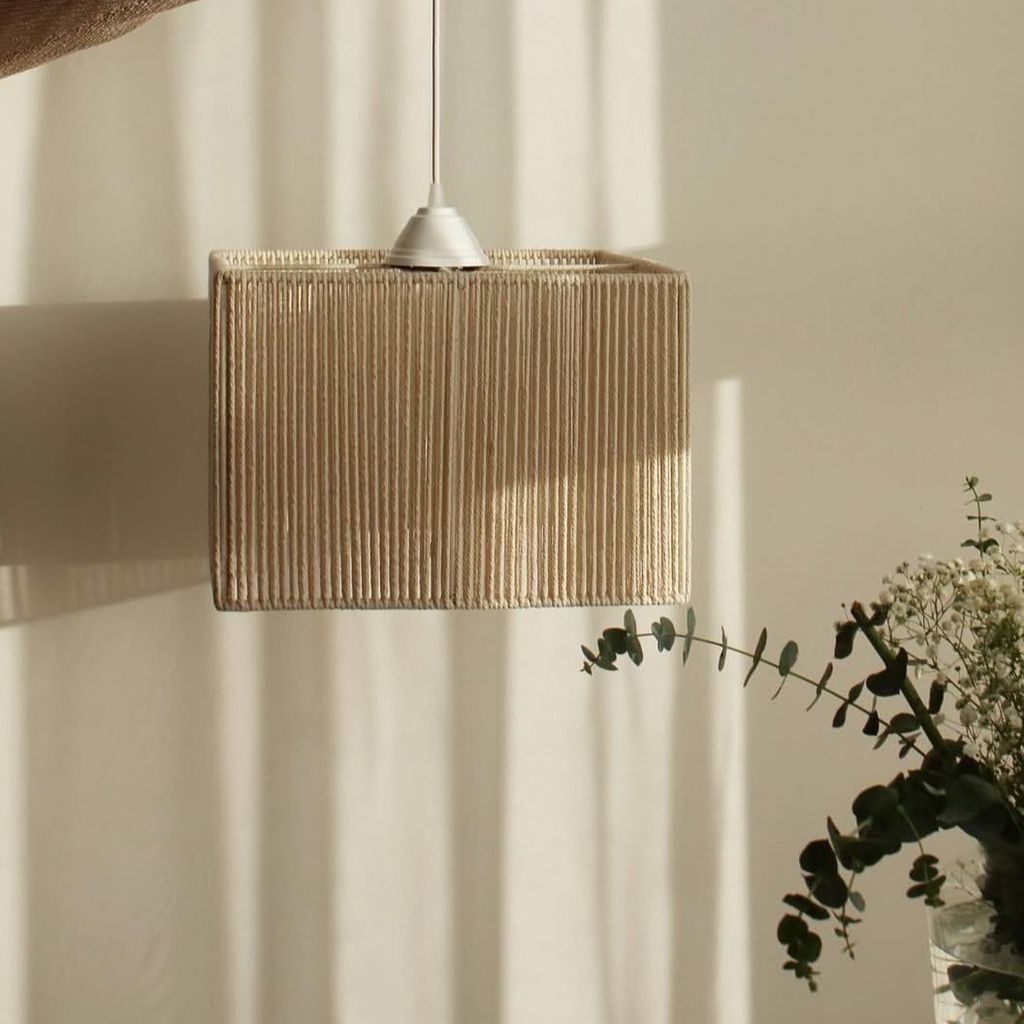 قیمت لوستر مکرومه بافی مدل مربعی