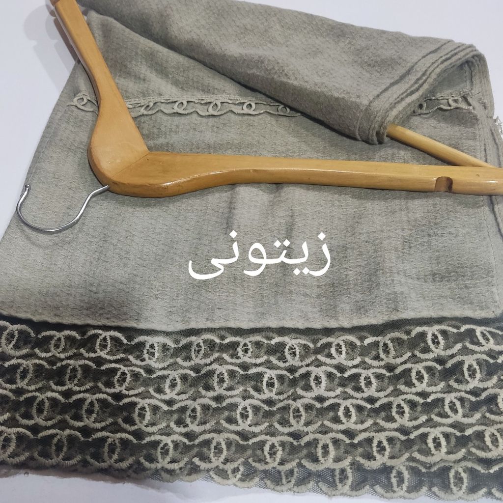 فروش اینترنتی شال زنانه موهر حاشیه گیپور