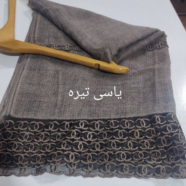 شال زنانه موهر حاشیه گیپور